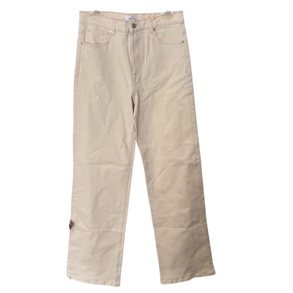 Mango Denim - Mango Denim Wide Leg High Waist Jeans Size 40 US 8 NWT Cotton Blend